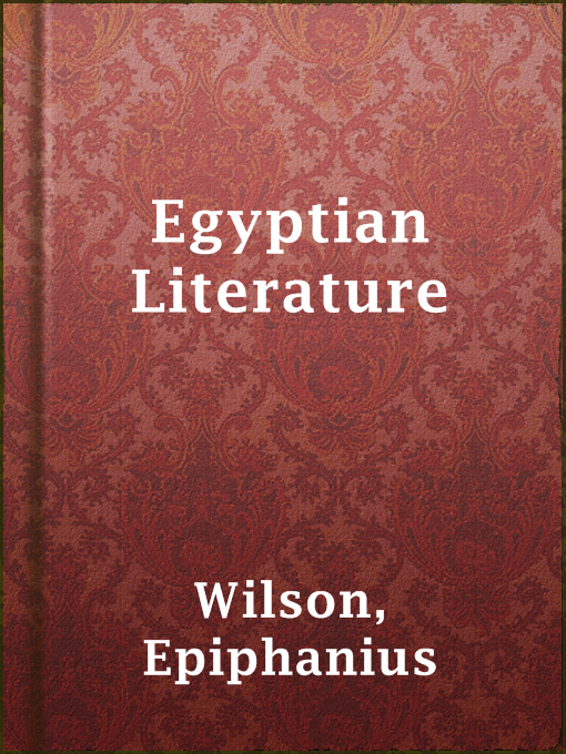 Cover image for Egyptian Literature